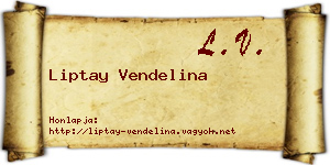 Liptay Vendelina névjegykártya